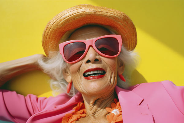 عینک آفتابی و کاهش علائم پیری اطراف چشم