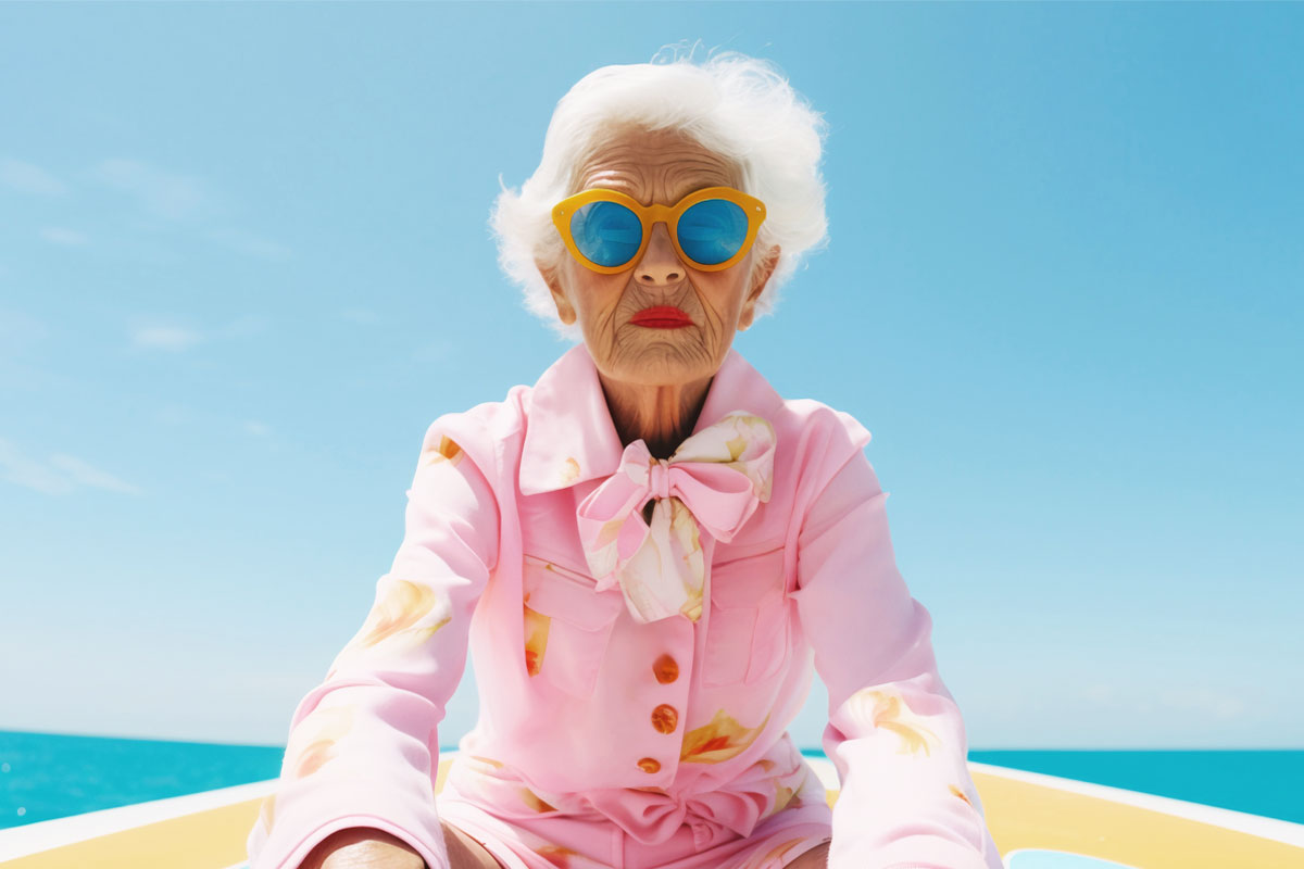 عینک آفتابی و کاهش علائم پیری اطراف چشم