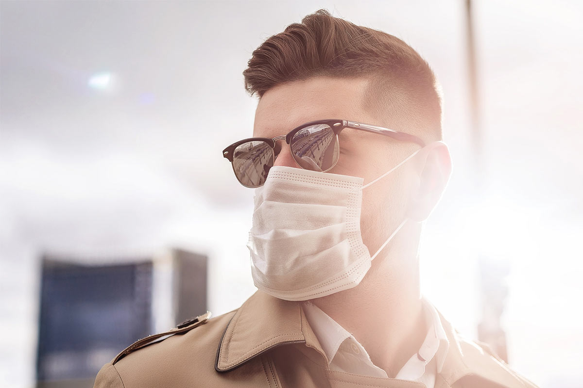 محافظت چشم‌ها در برابر آلودگی با عینک آفتابی